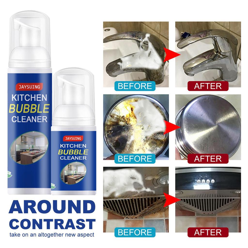 Küchenreinigungs-Schaumreiniger, Küchenutensilien-Rostentferner, Herdhauben-Schwerölreiniger