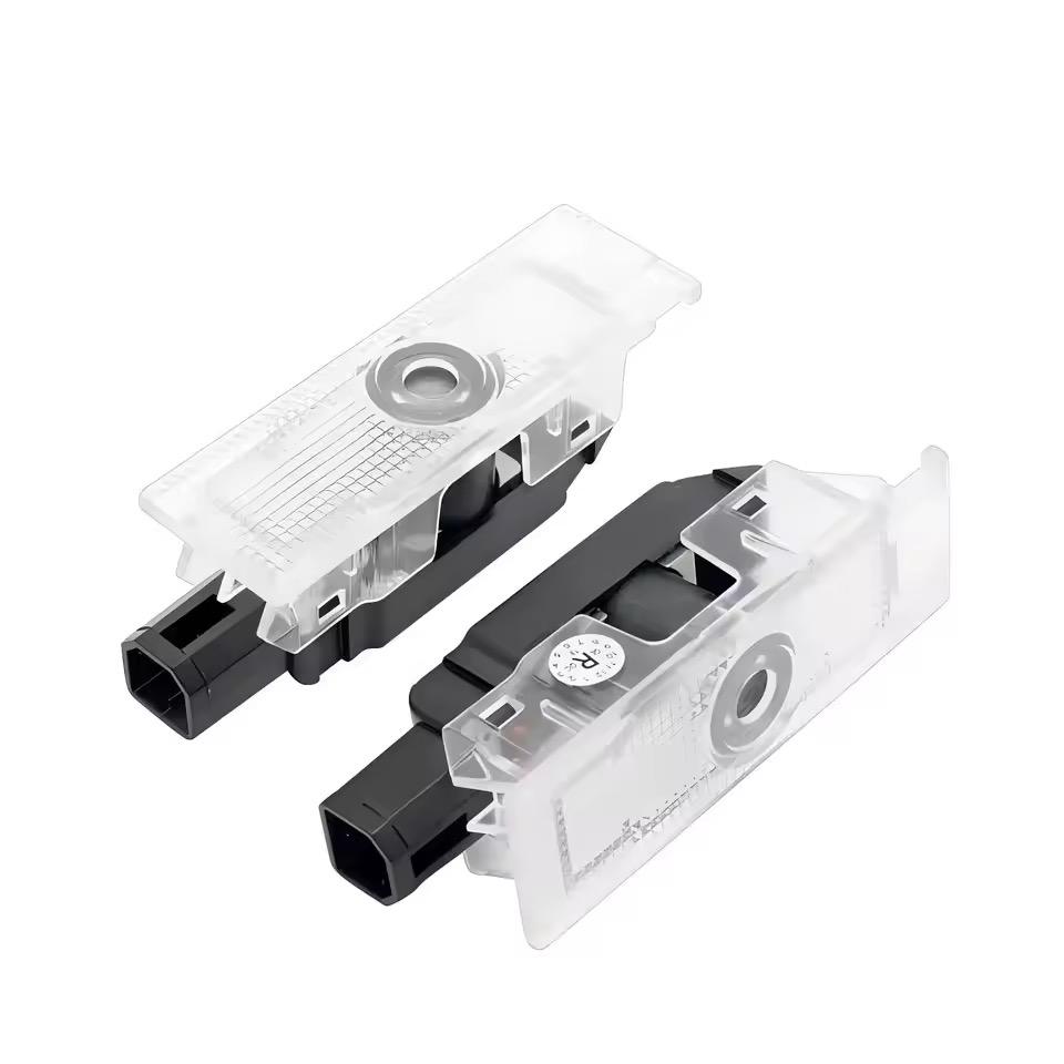2Pcs LED puddle warning show bulb tools Accessories For Dodge Challenger 2008-2019 SRT Demon 2013-2019 Car Door Welcome Lights ZZ9