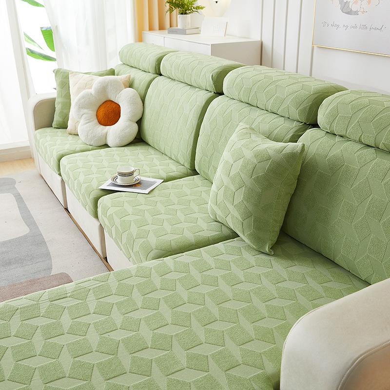 Small Fresh Sofa Cover, All-inclusive Universal Cover, New Style for All Seasons, Anti-cat Scratch, Anti-slip Elastic Sofa Cover