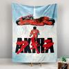 Tapestry Akira Anime Kaneda Red Bike Light Blue Movie Poster Wall Hanging for Anime Fan Room