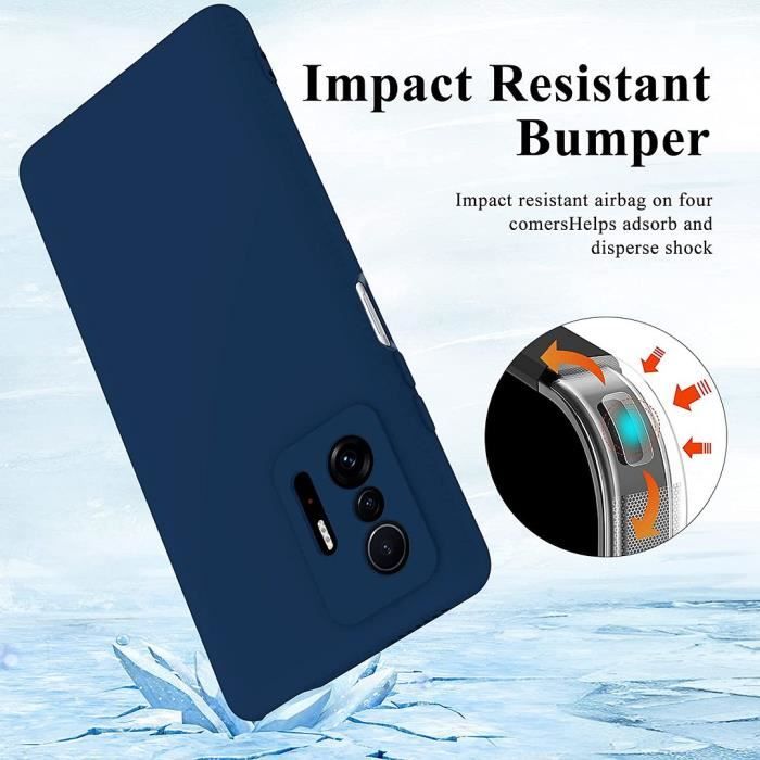 Coque - Xiaomi - 11T Pro - TPU Souple - Protection Antichoc - Doublure Microfibre