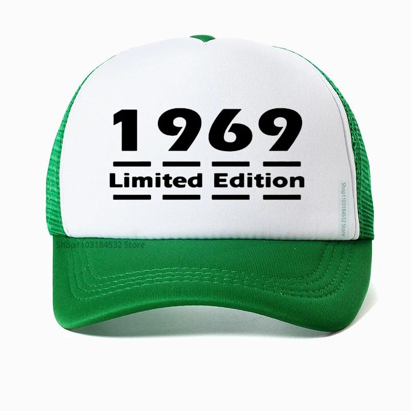 Unisex Limited Edition 1969 Unisexs Baseball Cap 13 Colours 50th Birthday gift Dad hat Summer Mesh Breathable Trucker hats Casquette