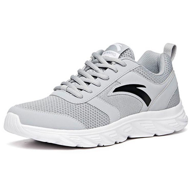Anta Running Series Honeycomb Comfortable Non-Slip Wear-Resistant Breathable Low-Top Running Shoes Men Sneakers Fog-Gray 912035523R-4