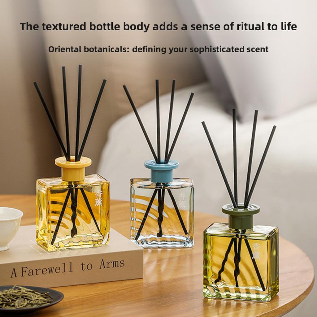 Household Living Room Aromatherapy Essential Oil Fresh and Elegant Decorative Item, Non-flame Aromatherapy Essential Oil Rattan Fragrance