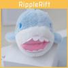 Adorable Plush Shark Keychain Whale Stuffed Toy Soft Pp Cotton Blue Pink