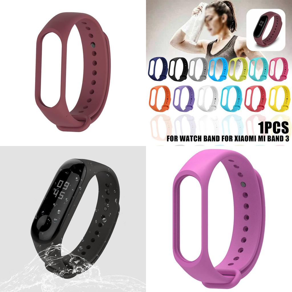 Premium Quality Xiaomi Mi Band 3 Soft Replace Wrist Band With Adjustable Length