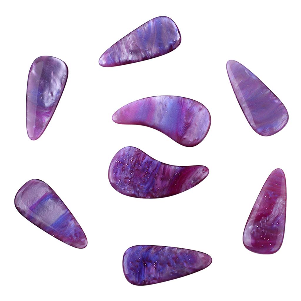 8Pcs Finger Picks Silicone Delicate Smoothly Appearance Elastic Professional Nail Covers