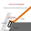 Universal Car Dashboard Sealing Strip - Soundproof Rubber Strip for Noise Reduction Accessory Sticker