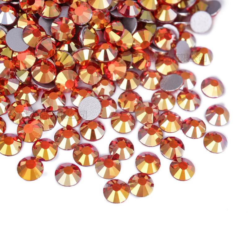 Nail Art Rhinestone Crystal Glass Accessories Diy Flat-Bottomed Drill, Mobile Phone Case Colorful Guomao A Diamond Accessories Accessories Accessories
