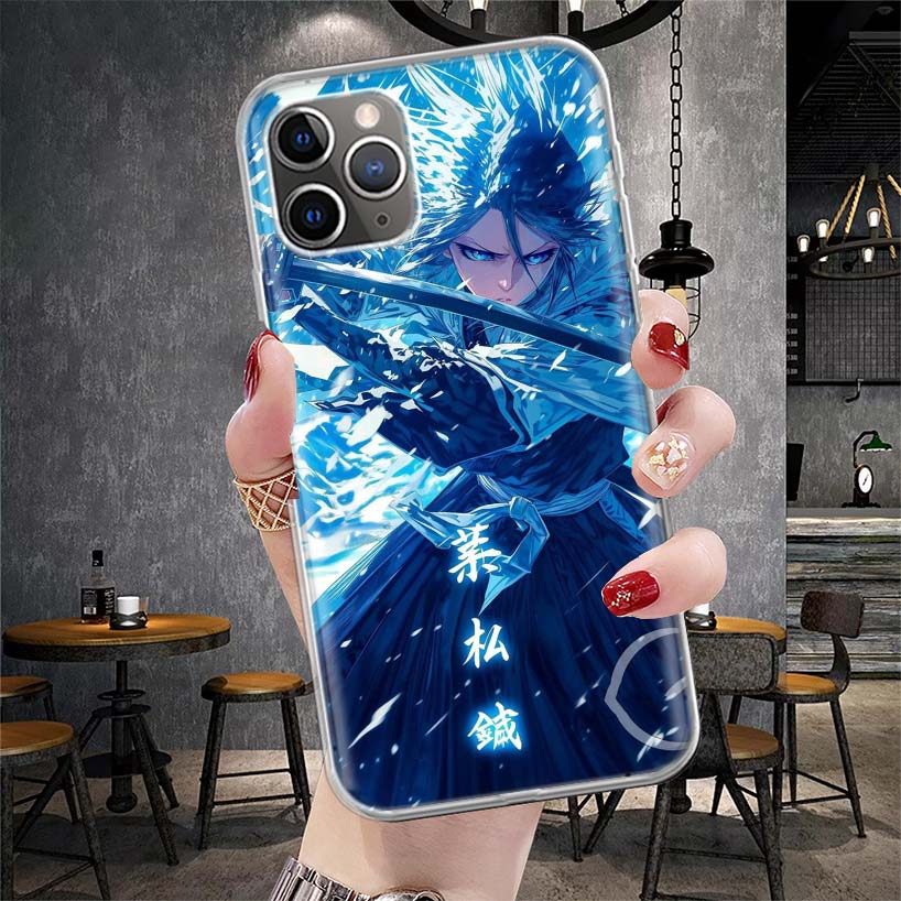 Bleach Kuchiki Rukia Soft Phone Case For IPhone 11 17 Air 16E 16 Pro Max 15 + 14 Plus 13 Mini 12 Apple 7 SE 8 Fundas Coque 11 17