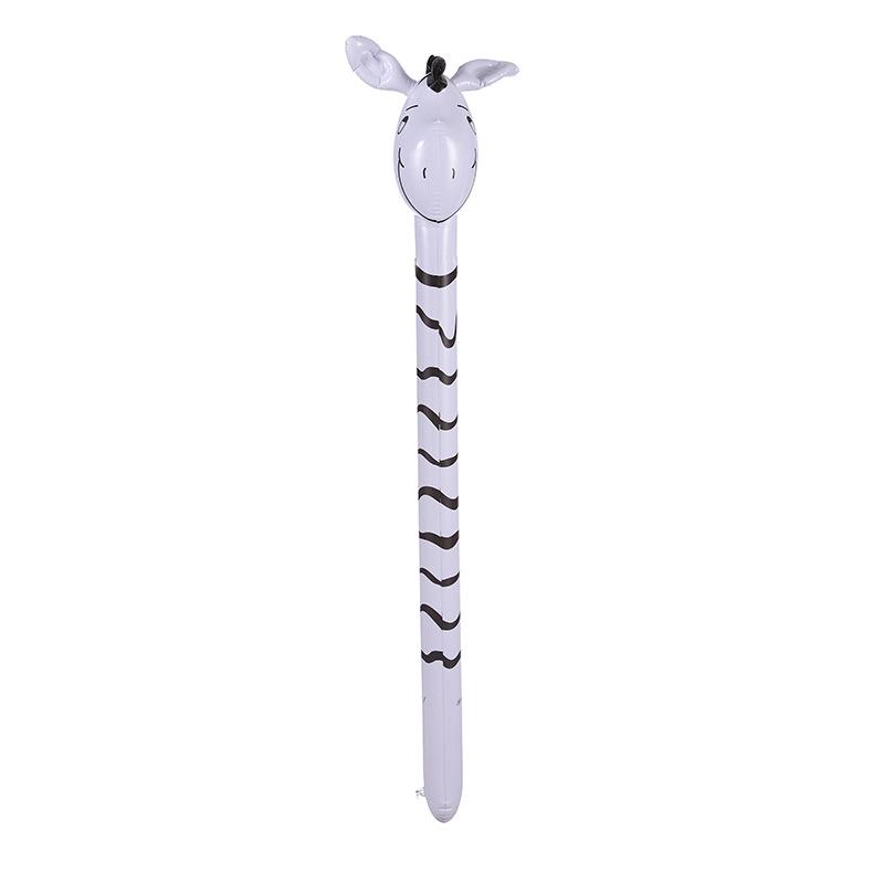 Cartoon Animal Inflatable Giraffe Stick Balloon Toy for Children