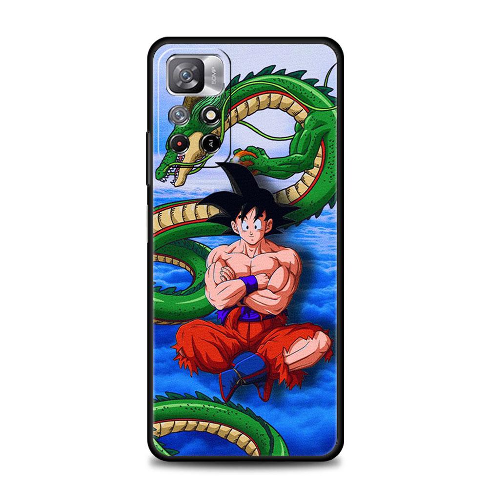 Handyhülle für Xiaomi Redmi 9C 9 K40 9A 10 Note 9S 9 10 8 11 Pro Plus 7 8T 9T 11T 11E 5G Handy Coque Mächtige Dragonballs