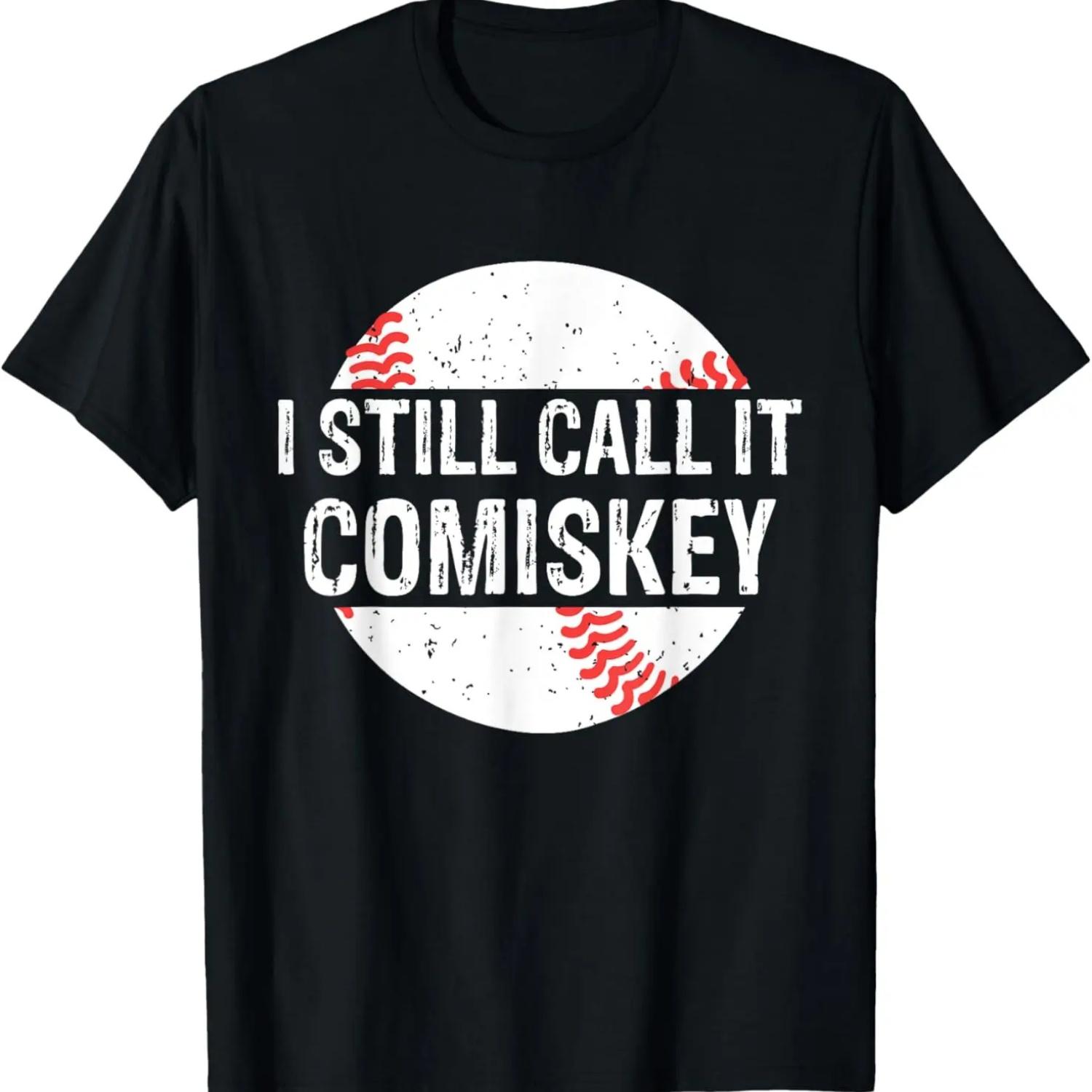 I Still Call It Comiskey Vintage Funny Gift Baseball Lover T-Shirt S