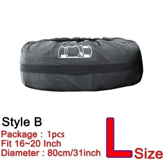 AD Universal 4 Stück Reserveradabdeckung Hülle Polyester Autoreifen Aufbewahrungstaschen Automobil Reifen Zubehör Auto Fahrzeug Radschutz