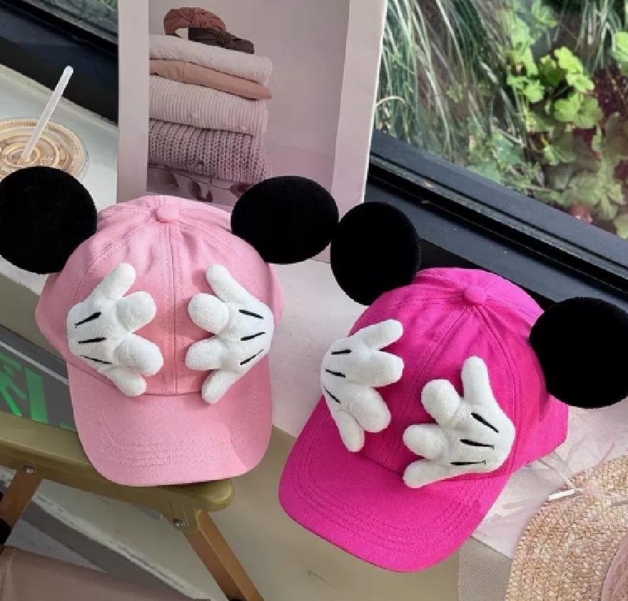 Mickey Hot Sale Parent-Child Anime Children's Baseball Cap Cartoon Big Eared Casual Sports Snapback Hat for Boys and Girls Gift