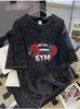 Korean Style GYM MODE ON Graphic Shortsleeved TShirt Oversized Cotton Tee Trendy Ins Aesthetic Streetwear for Men  Women
