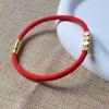 Nouveaux Bracelets Chaîne Corde Milan pour Femmes Hommes Breloque Perle Transfert Bracelet Couple Boucle Magnétique de Luxe Bijoux Cadeau Vente en Gros