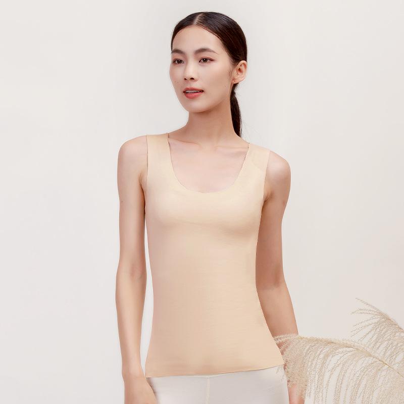 

«Унисекс шерстяной шелковый антистатический теплый жилет для осени/зимы с защитой спины и живота» M