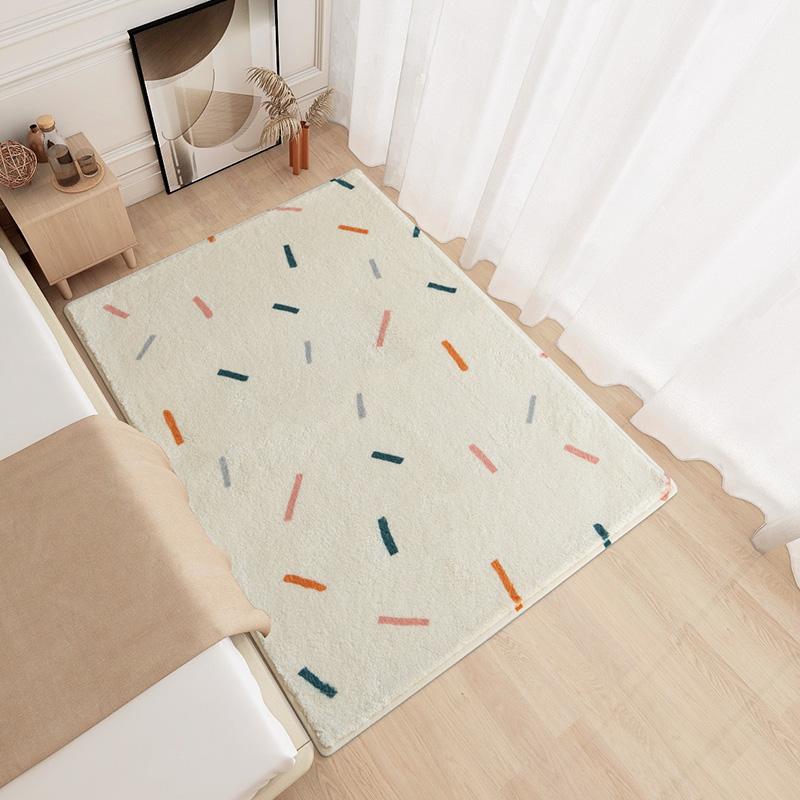 Modern Minimalism Bedroom Decor Carpet Large Area Carpets for Living Room Children's Room Fluffy Soft Rug Non-slip Washable Mat