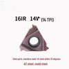 Haojiang AG60 CNC Threading Inserts Tool Holder for Internal/External Threads In Stainless Steel