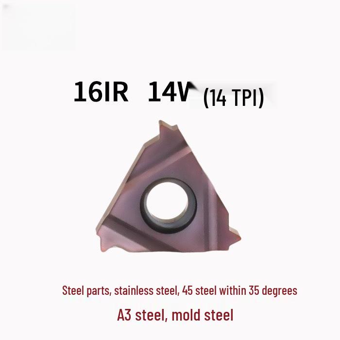 Haojiang AG60 CNC Threading Inserts Tool Holder for Internal/External Threads In Stainless Steel