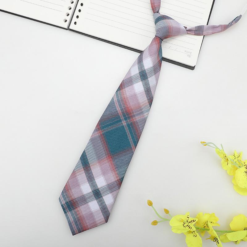 Japanese Plaid Black Bow Tie Collar Rope Women'S Necktie College Wind Streamer Jk Bow Shirt Ins Sailor Suit
