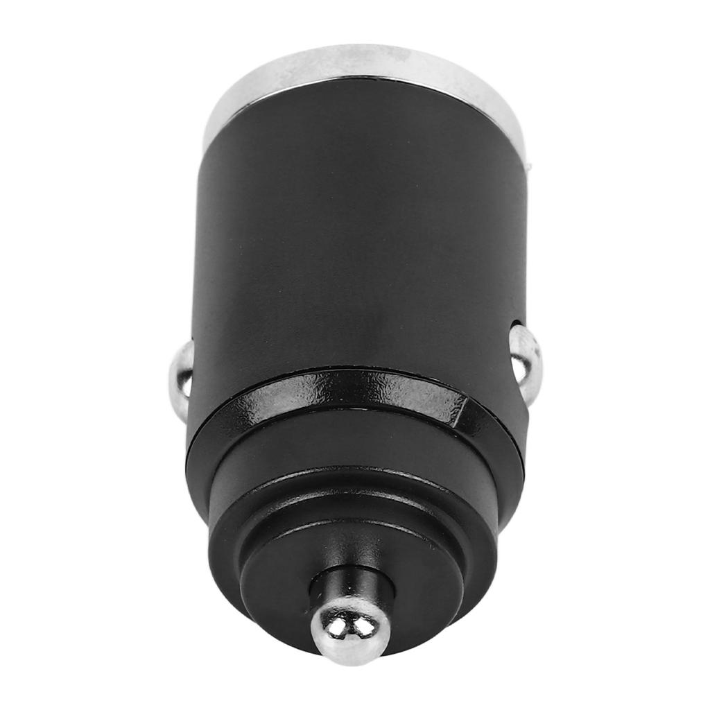 Mini Car Charger Dual Ports PD30W QC3.0 Fast Charging Aluminum Alloy USB Car Charger Adapter for Vehicles