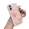 Beautiful floral butterfly is suitable for Apple 17promax mobile phone iphone16/15Pro love window mobile phone case