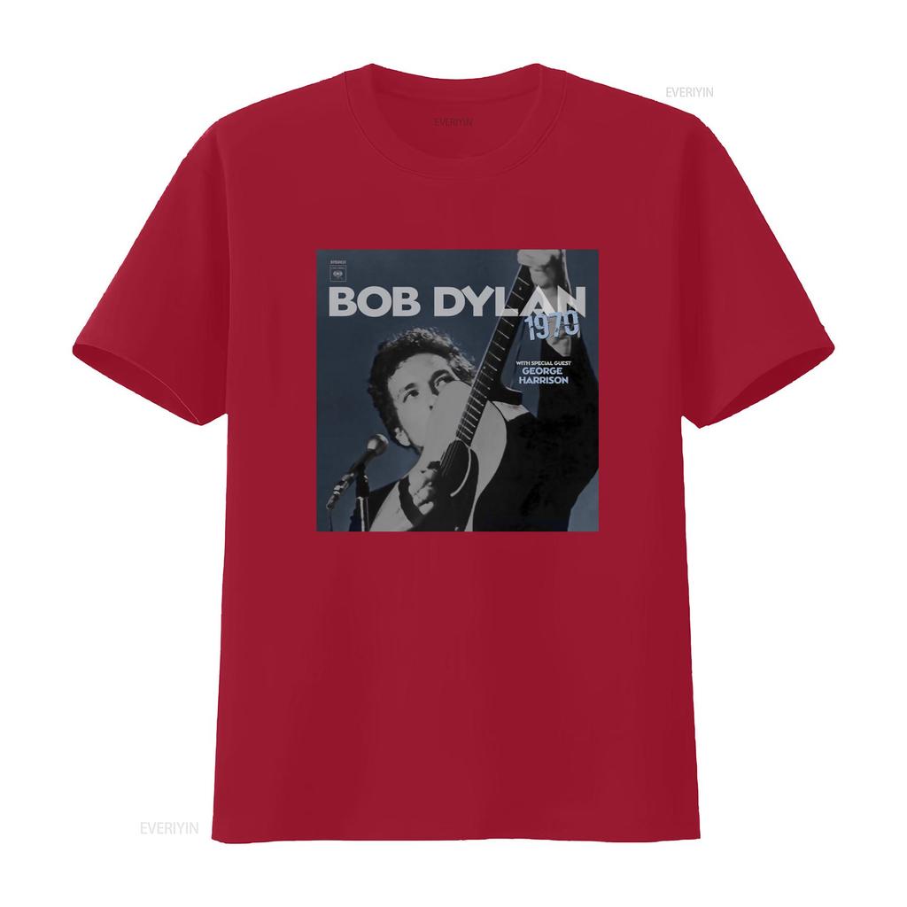 Bob Dylan Vintage 90s Retro Legend Singer T Shirt Robert Allen Zimmerman with George Harrison Special Guest Design vintage