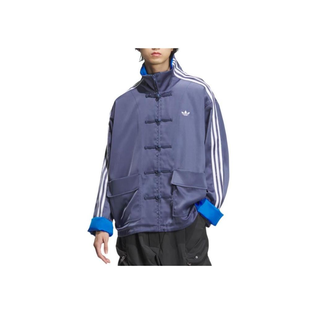 Adidas Originals SS24 Chinese Style Button Stripe Retro