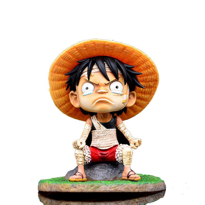 

One Piece Childhood Crying Luffy Bandage Luffy Аниме Фигурка Модель