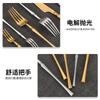 304 stainless steel knife, fork, spoon, western tableware, dessert spoon, fork, steak knife and fork set, small waist French knife and fork.