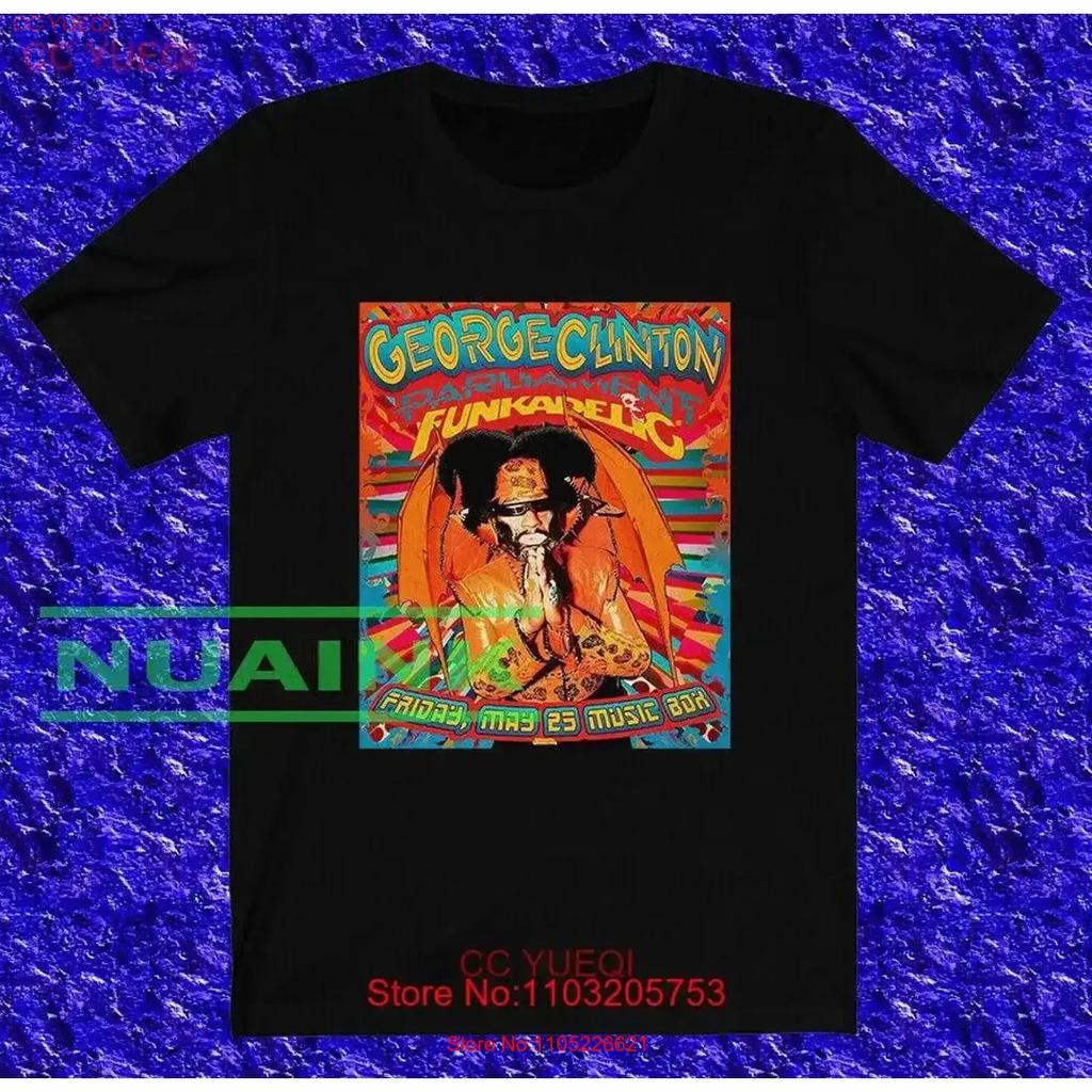 Neues Funkadelic George Clinton T-Shirt Kunst Vatertagsgeschenk S 4XL Vintage Bequem Lässig Grafik Dehnbar Vintage