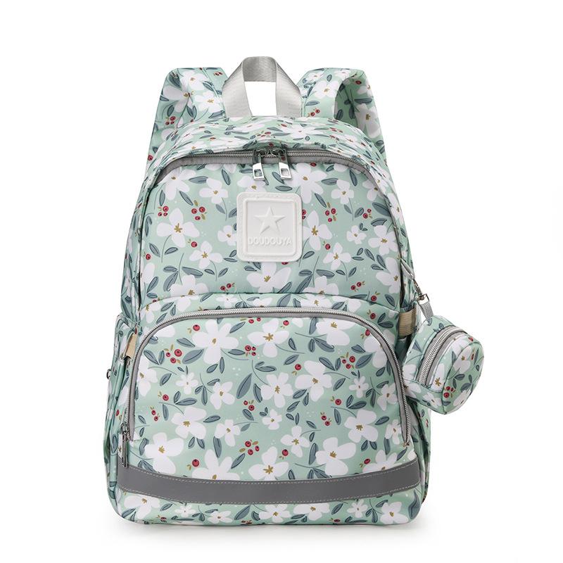 

Сумка для мамы, Рюкзак, Водонепроницаемая сумка для хранения Сумка для мамы Бумажная затягивающаяся Многофункциональная сумка для мамы и ребенка для улицы светло-зеленый