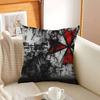 EVILS RRESIDENT GAME Pillow Covers Cartoon Sofa Decorative Home Doublesided Printing Short Plush Cute Cushion Cover