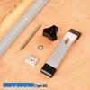Aluminum Pressure Block T-Slider Handle for Woodworking T-Slot Guide Rail