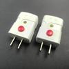 2 Pin Electrical Plug With Red Push Button Switch 10A 250V 2500W Pure Copper Conductive Power Connector Plug