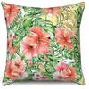 Summer Flamingo Pillowcase Tropical Plant Palm Leaf Pillow Cover Cushion Cover Decorative Home