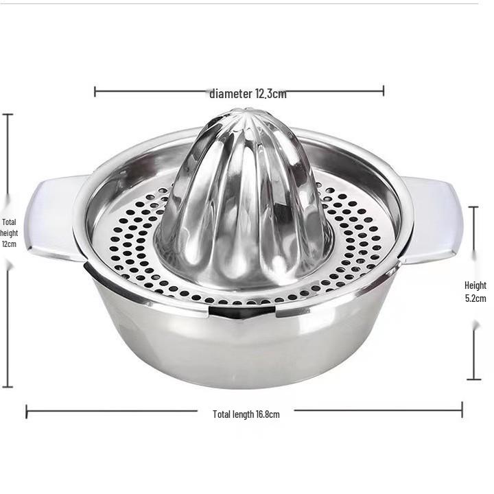 Ręczna wyciskarka do cytrusów ze stali nierdzewnej 304 - Przenośny ręczny docisk do cytryn i pomarańczy