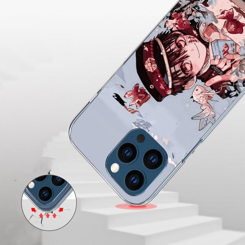 Toilet bound Hanako Kun Anime Cover Phone Case For iPhone 16 17 Air 15 14 Pro Max 16E Phone Case 13 Mini 12 11 7 SE 8 Print Patt