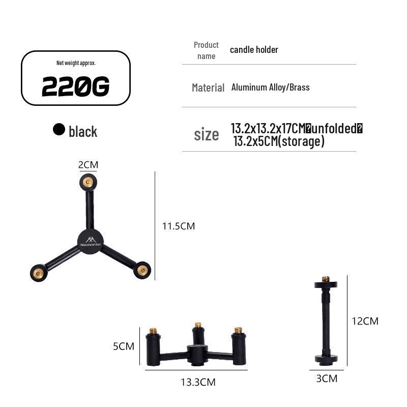 Mountain Guest Camping Gas Lamp with Long Battery Life - Outdoor Tent, Ambiance, and Inflatable Candle Lamp