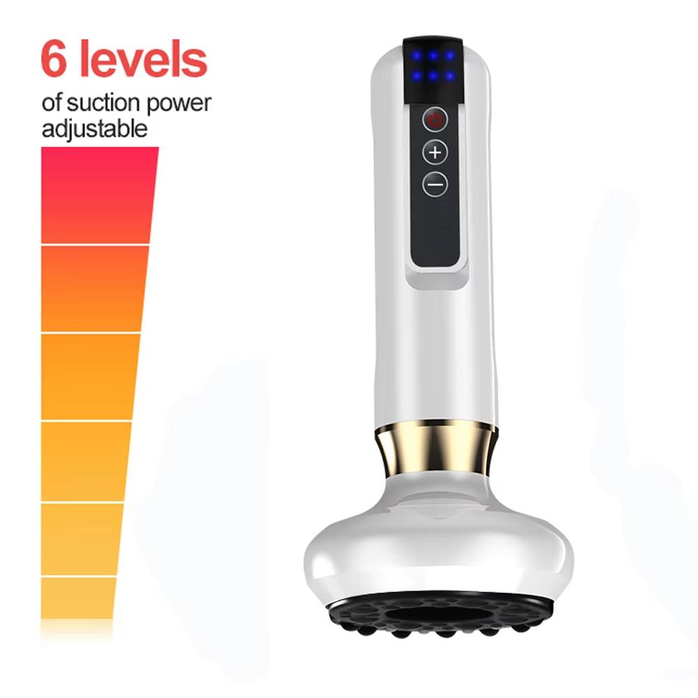

2025 Electric Cupping Massager Vacuum Suction Cup GuaSha Anti Cellulite Beauty Health Scraping Infrared Heat Slimming Massage
