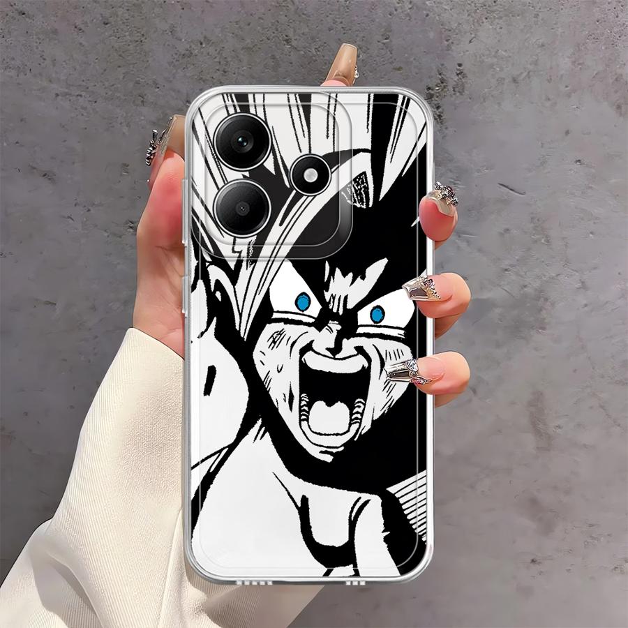 Soft Phone Cover Case for Xiaomi Redmi Note 14 Pro Plus 10S 12 A4 11S 13C 9 10 12S 11 14C Note 13 Hot Anime Dragonballs New