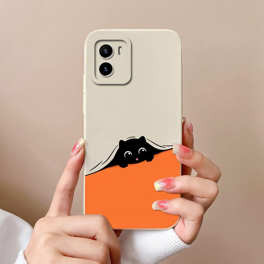 Pro Vivo Y01 Y02 Y02t Y03t Y16 Y17 Y18 Pouzdro na telefon Krásný Malý Květinový Vzor Silikonový Měkký Kryt Ochranná Fólie na Displej Kryt proti Pádu Pro Kryty Vivo