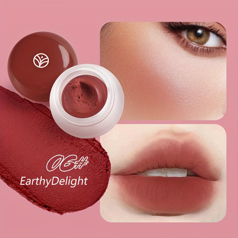 

Стойкие натуральные румяна для нюдового образа - 6 оттенков матовых бархатистых румян-муссов для щек 6