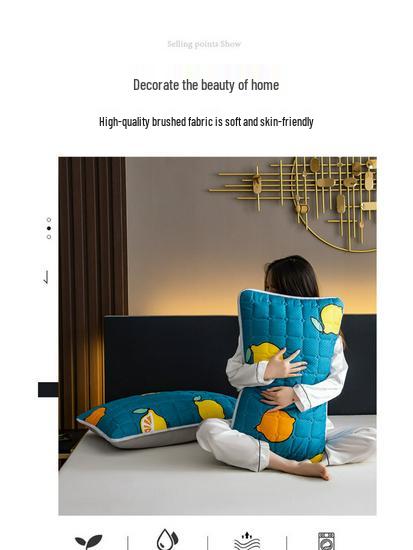 Set of 2 Waterproof Pure Cotton Anti-Mite Pillowcases