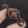 Red Jasper Pendant Copper Wire Wrapped Gemstone Jewelry Handmade Tortoise Pendant Brand New Jewelry Copper Wire Wrapped Pendant Gift For Mom