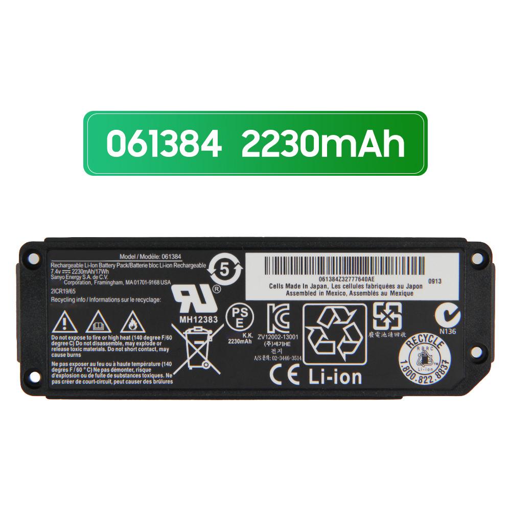 Аккумуляторная литиевая батарея для BOSE SoundLink Mini I 061384 063404 063287 061386 061385 Bluetooth-динамика 061384-2230mAh