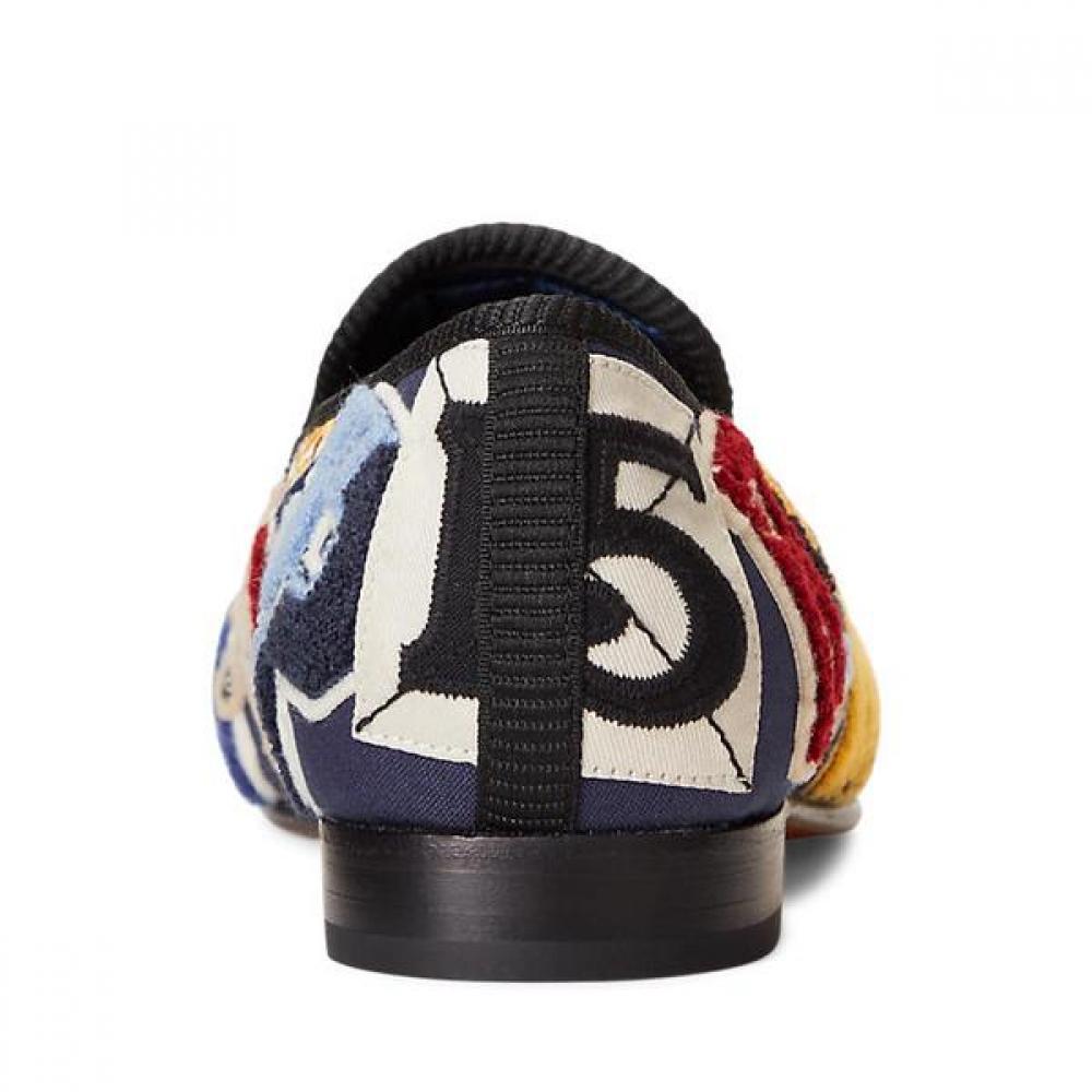 Polo Ralph Lauren Men S Logo Patch canvaS Slipper Mapoftw0z220033410
