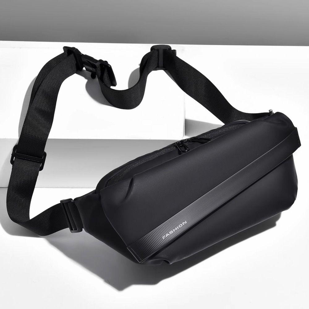 Larger Capacity Chest Bag Casual Style Waist Pack Bag Shoulder Messenger Bag Business